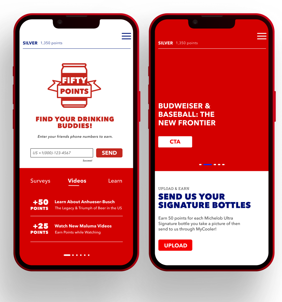 Anheuser-Busch product screens
